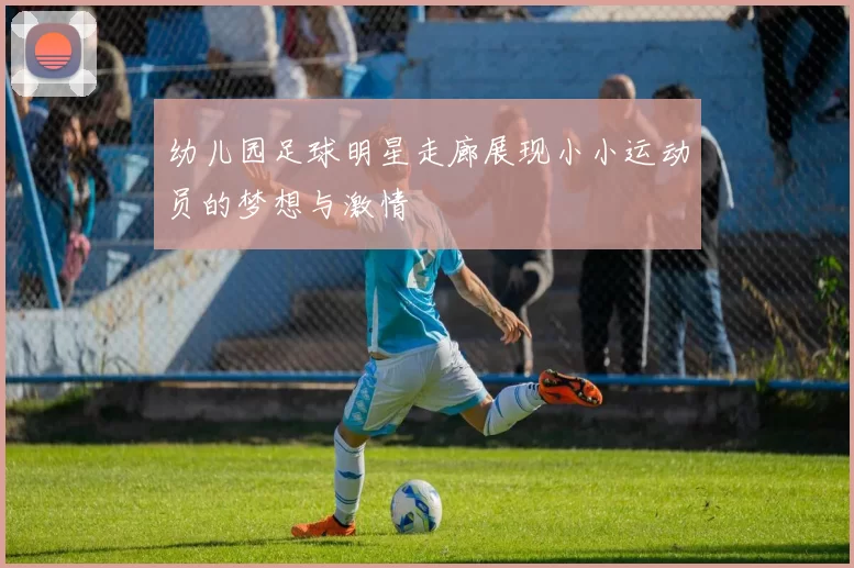 幼儿园足球明星走廊展现小小运动员的梦想与激情